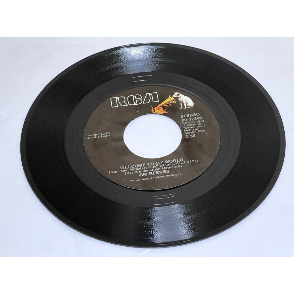 Jim Reeves Welcome To My World PB-12346 Folk, World, & Country VG+ Condition Vin